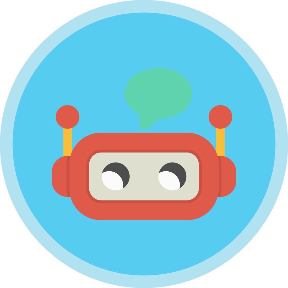 Chatbot Vector Icon Design