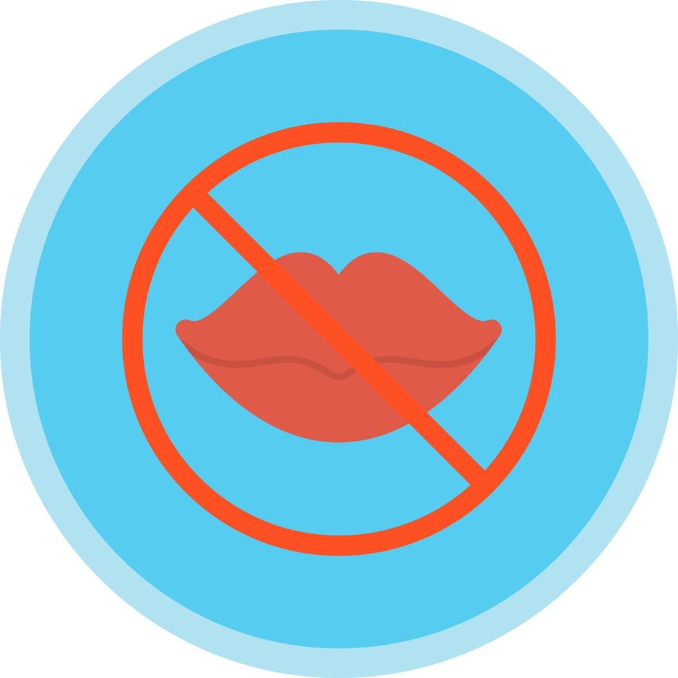 No Speak Vector Icon Design