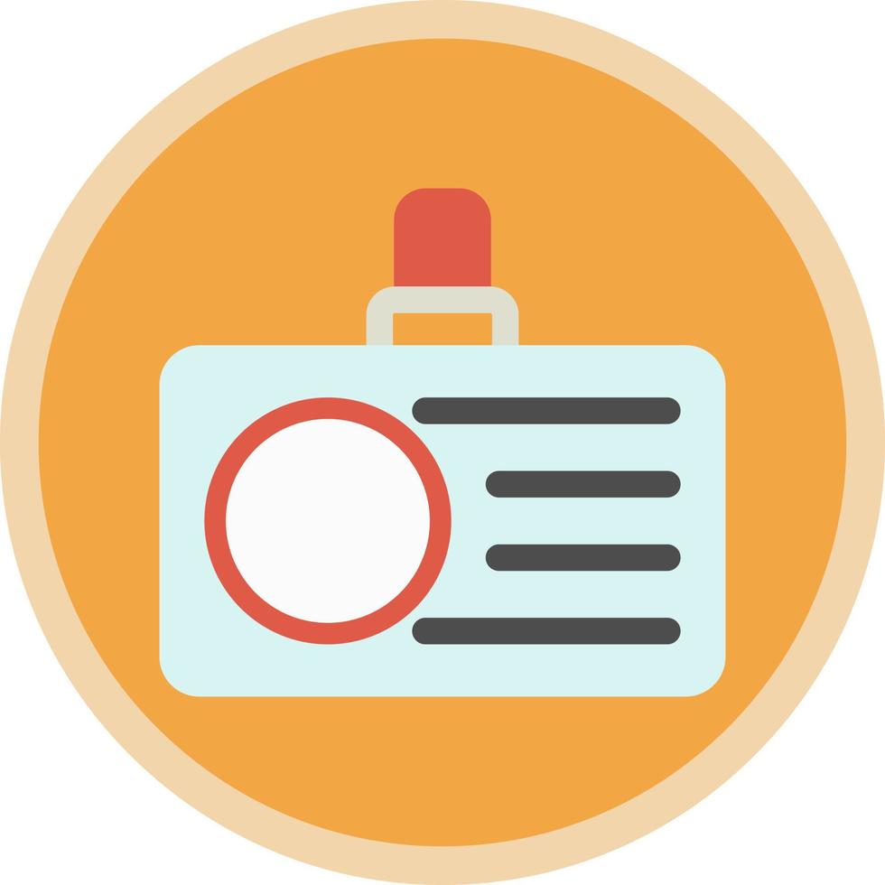 Id Card Vector Icon Design
