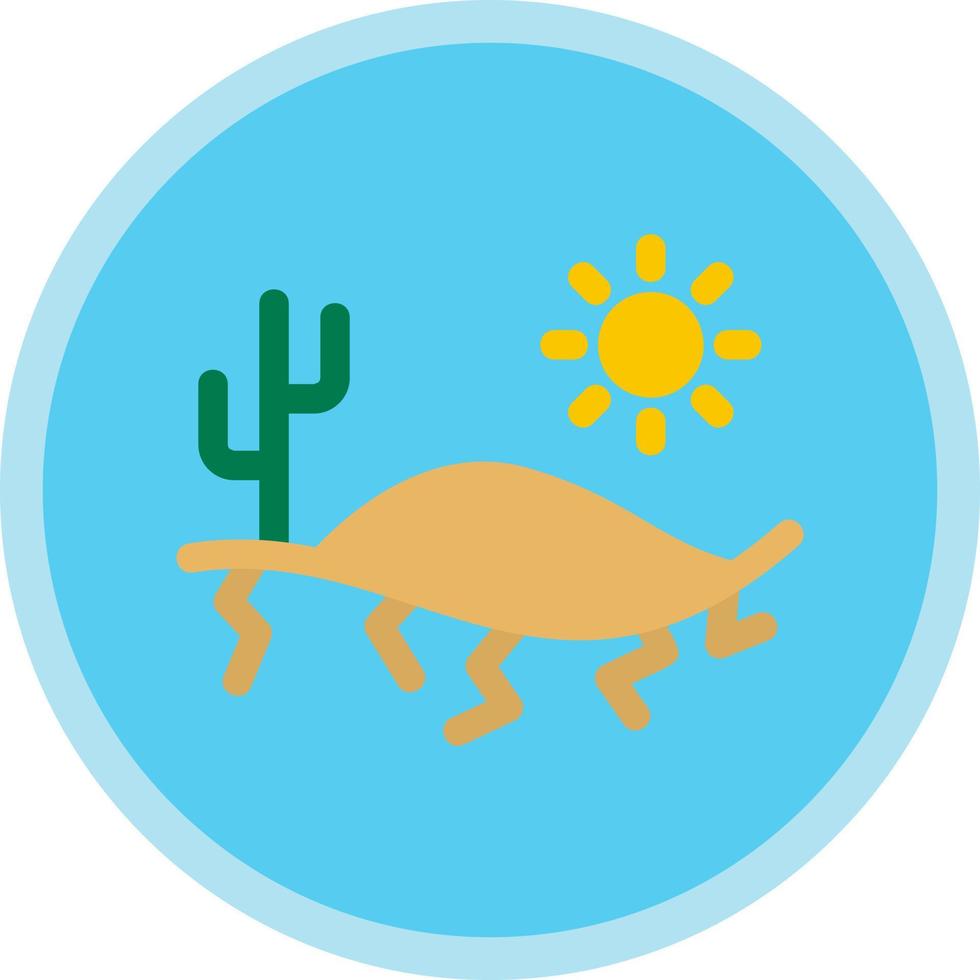 Desert Heat Vector Icon Design