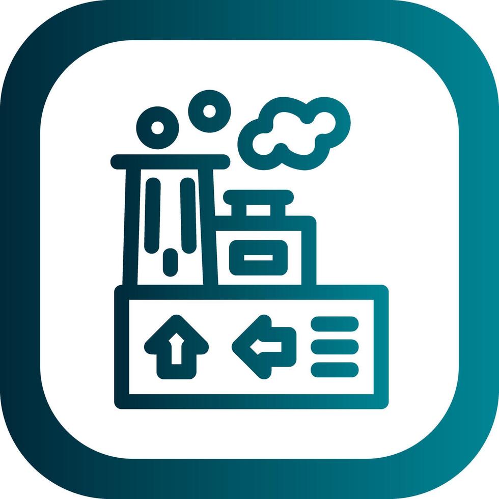 Geothermal Energy Vector Icon Design