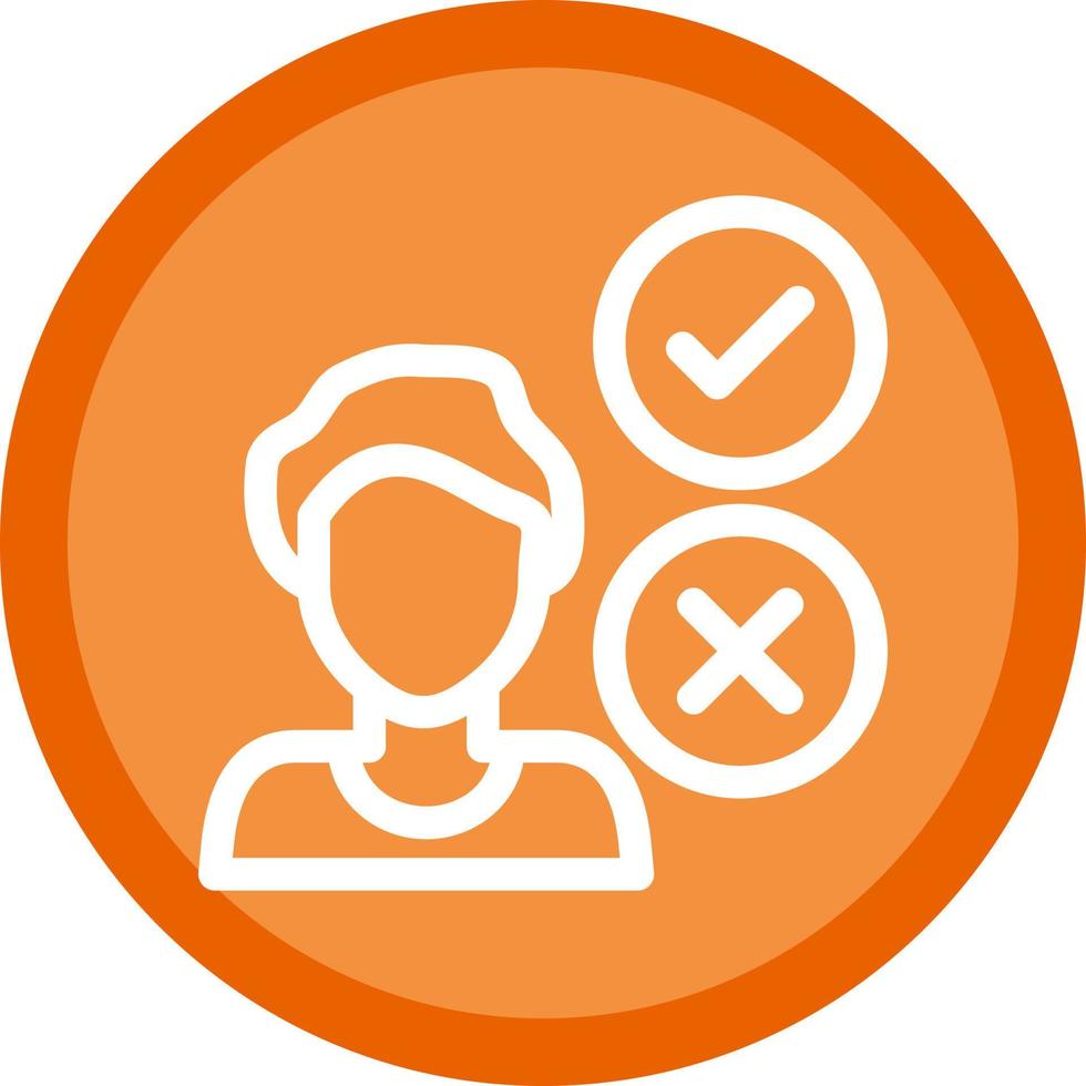 Decision Making Vector Icon Design