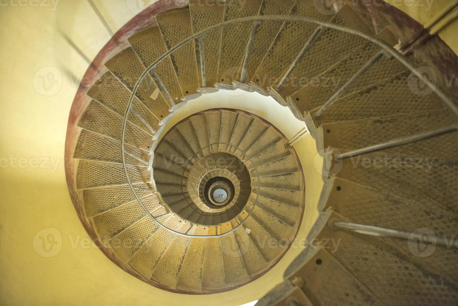 Sanganeb lightouse winding spiral staircase photo