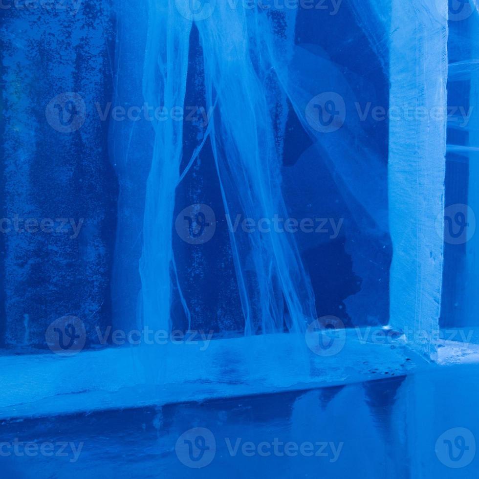 ice blocks wall photo
