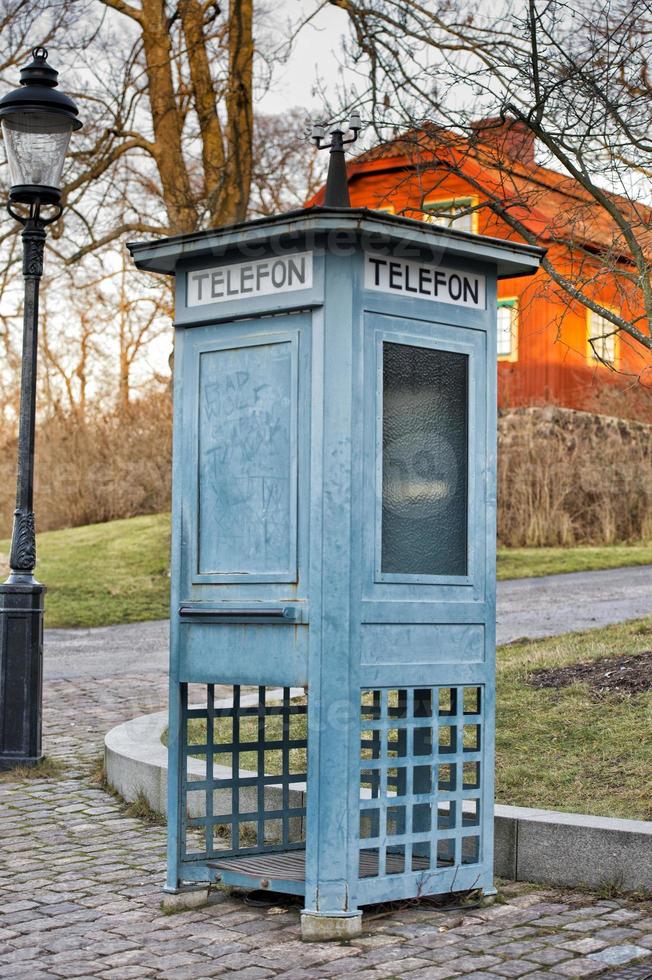 stockholm telephon cabin photo