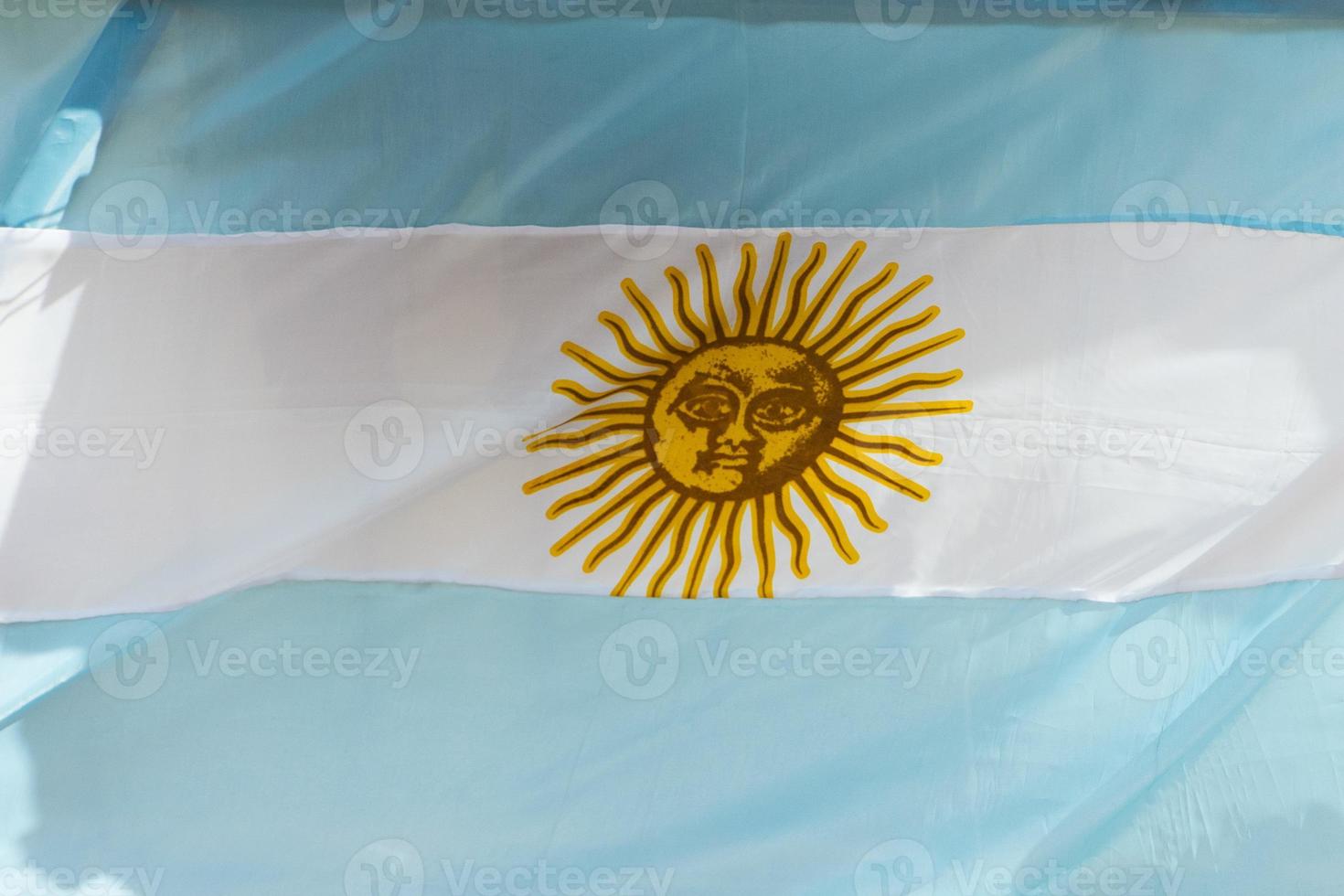 argentina bandera azul blanco y Dom foto