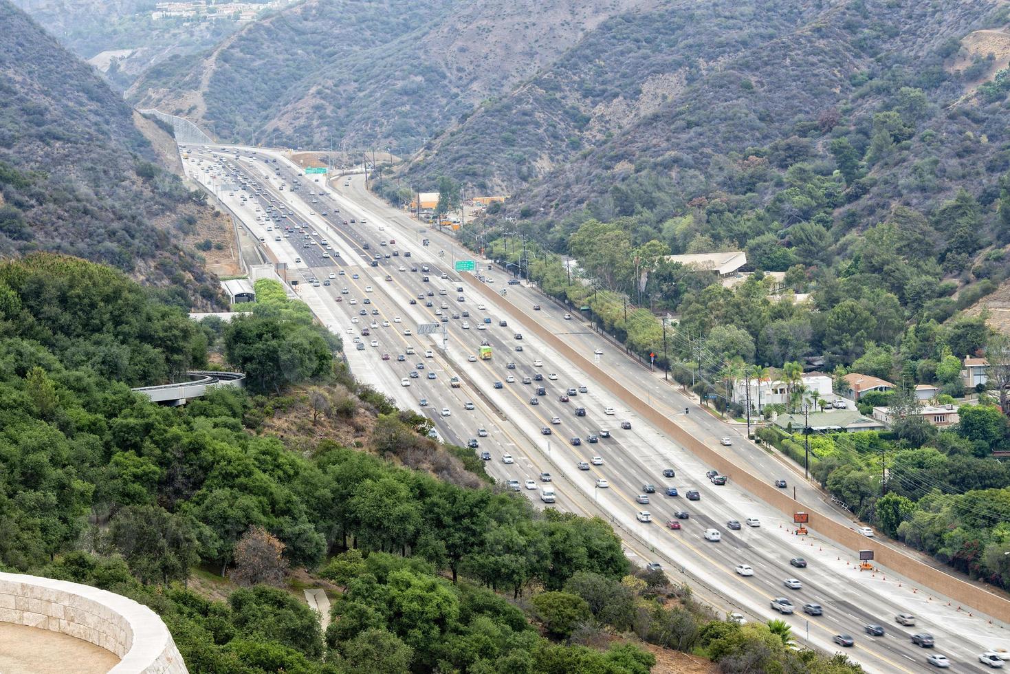 los angeles congested highway photo