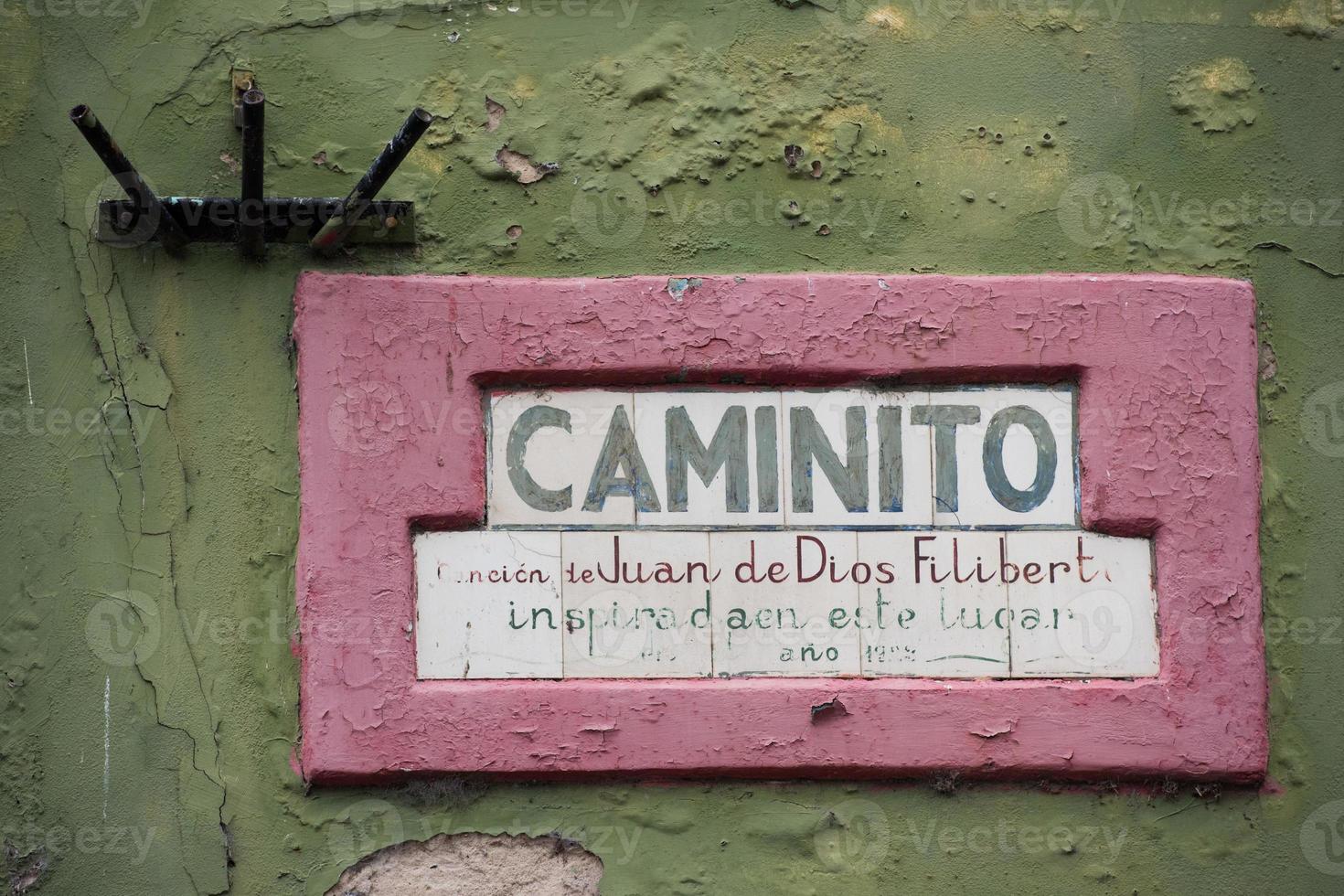 la boca painted house in Buenos Aires photo