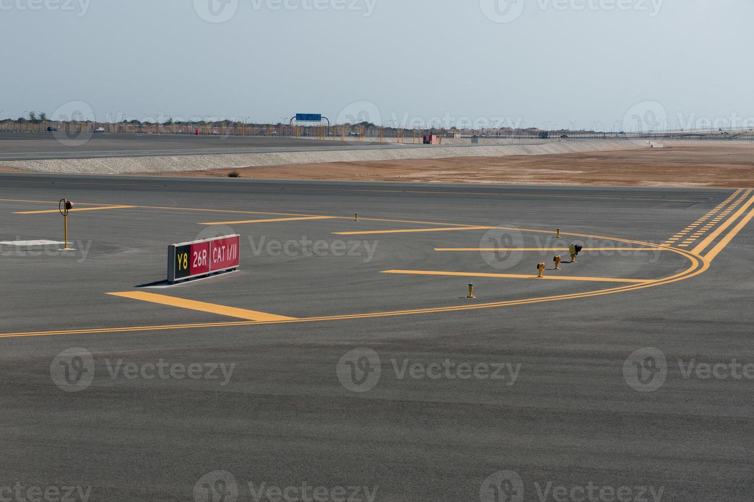 Arábica aeropuerto aterrizaje campo foto