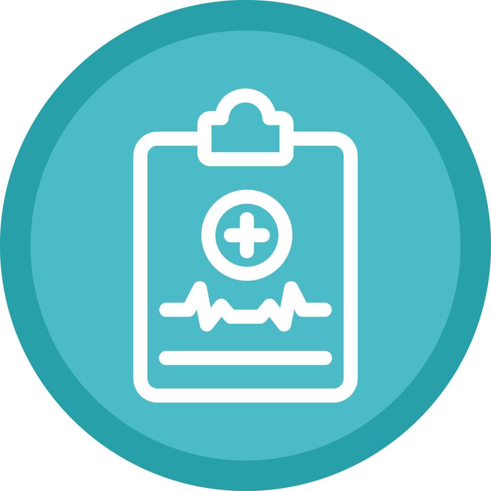 Medical Report Vector Icon Design