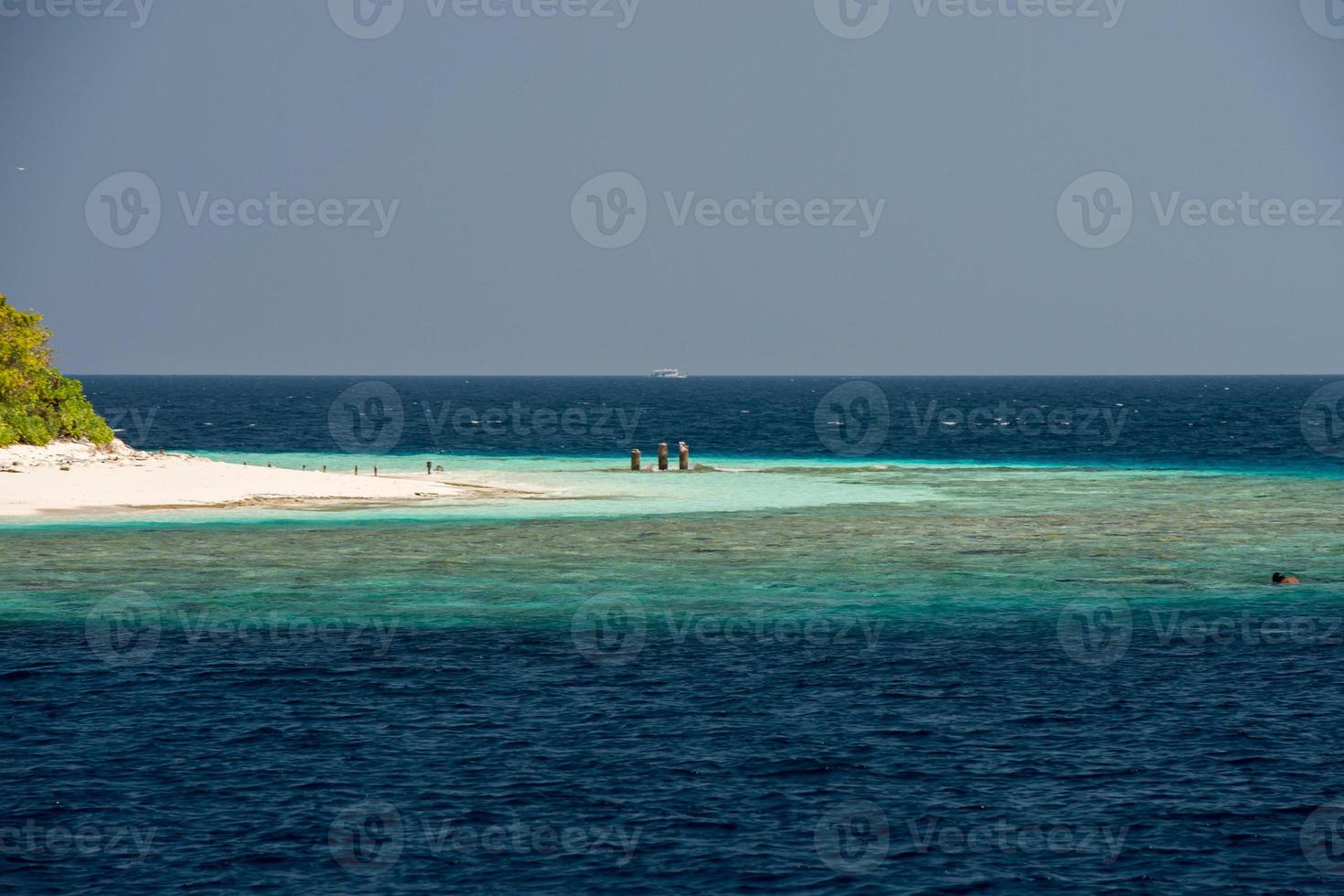 maldives tropical paradise beach landscape photo