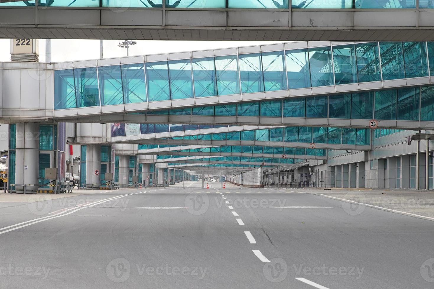 Gates in Ataturk Airport in Istanbul, Turkiye photo