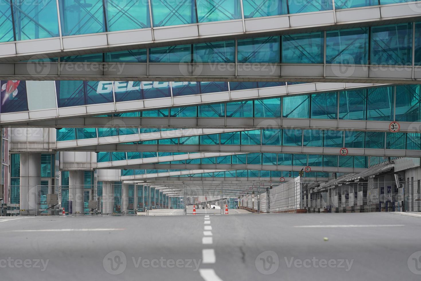 Gates in Ataturk Airport in Istanbul, Turkiye photo