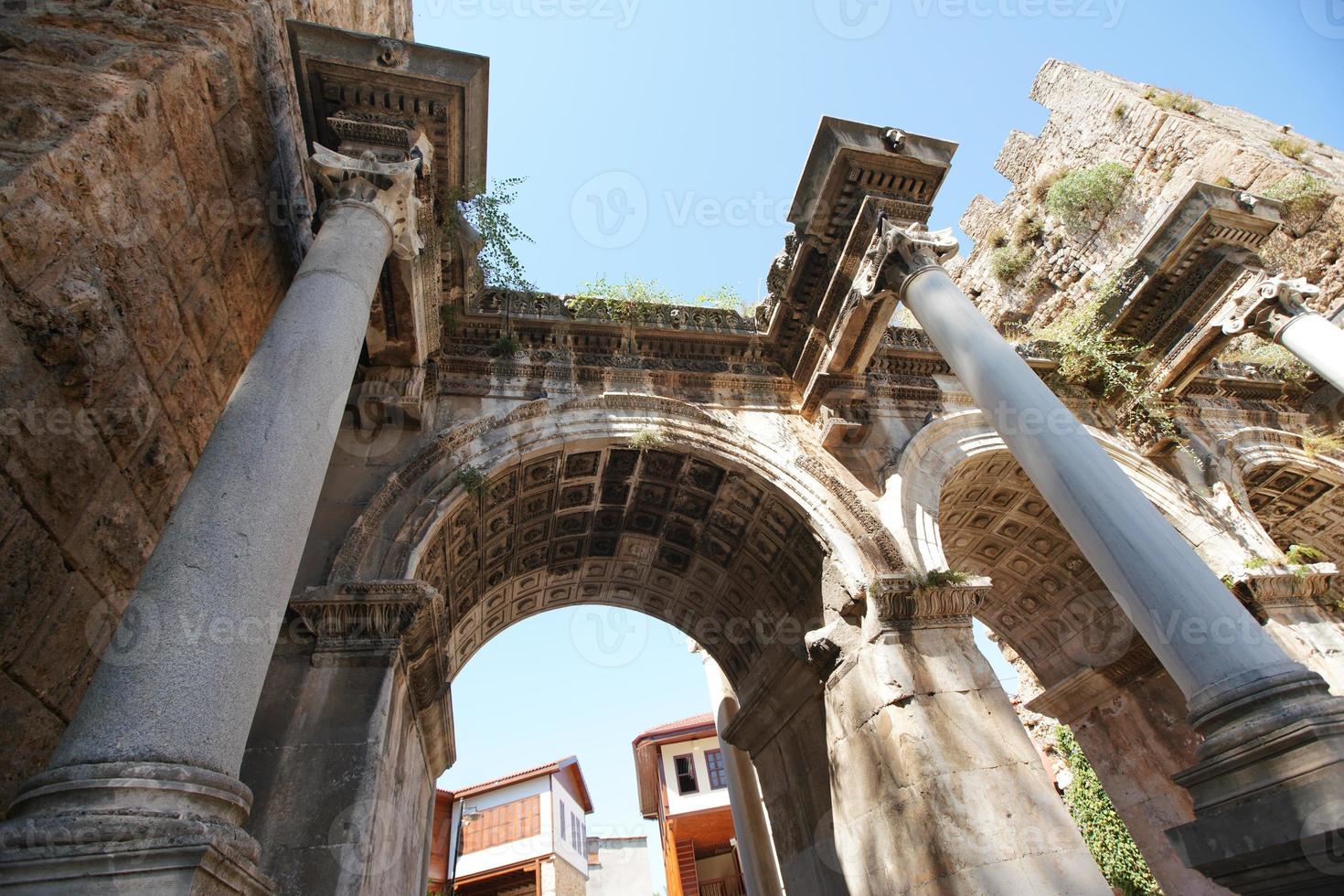 Hadrians Gate in Antalya, Turkiye photo