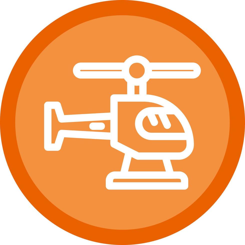 Helicopter Vector Icon Design