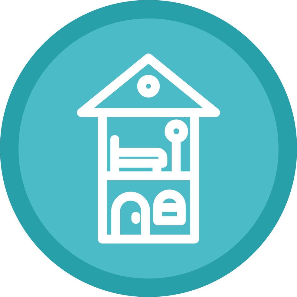 Dolls House Vector Icon Design