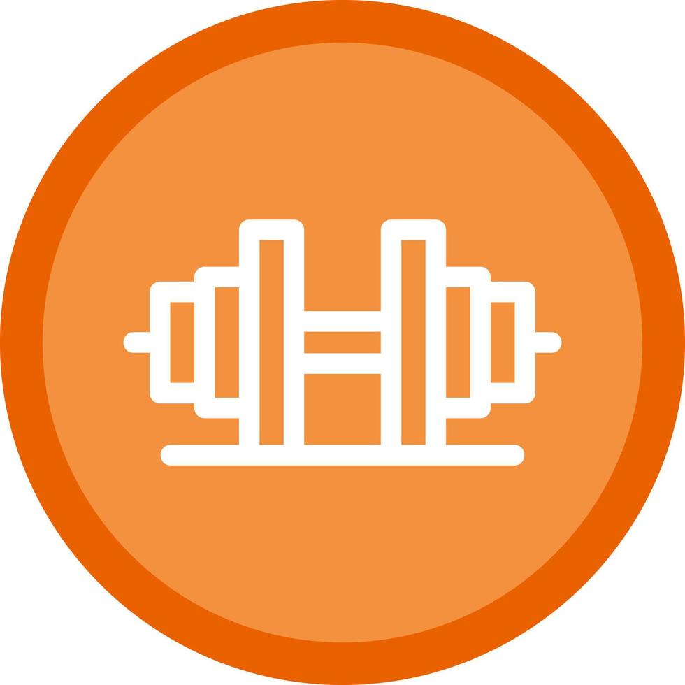 Barbells Vector Icon Design