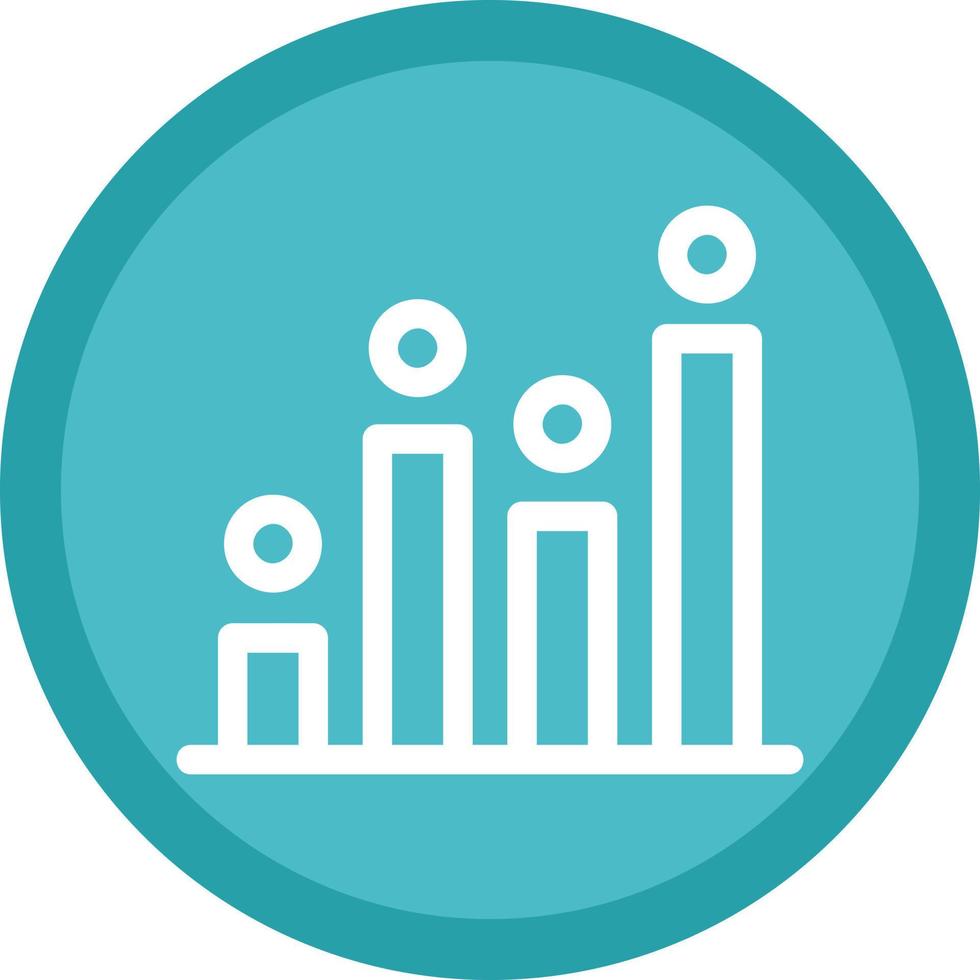 Statistical Analysis Vector Icon Design