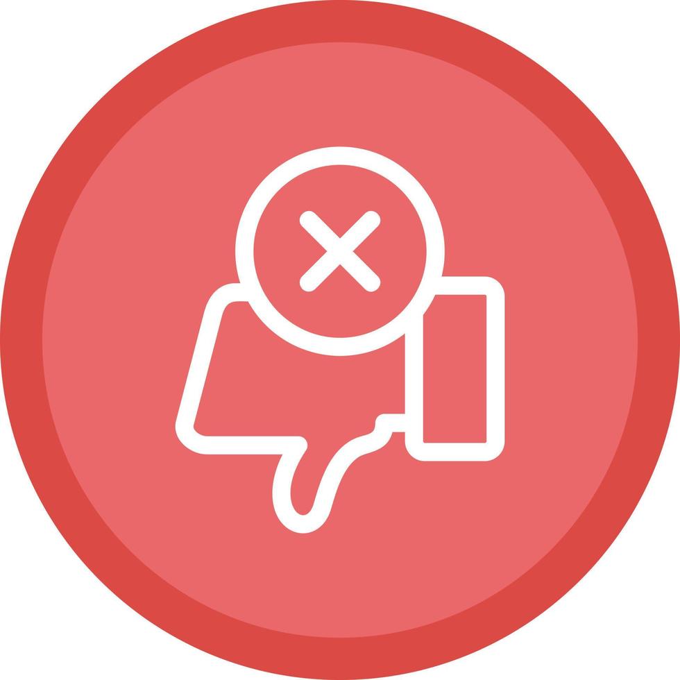 Dislike Vector Icon Design
