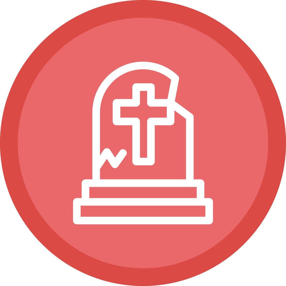 Tombstone Vector Icon Design