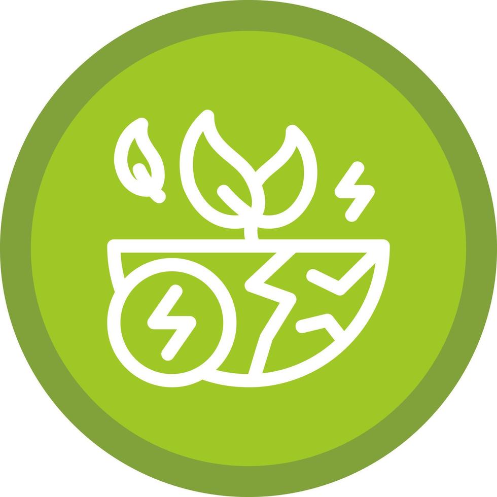 Sustainable Energy Vector Icon Design