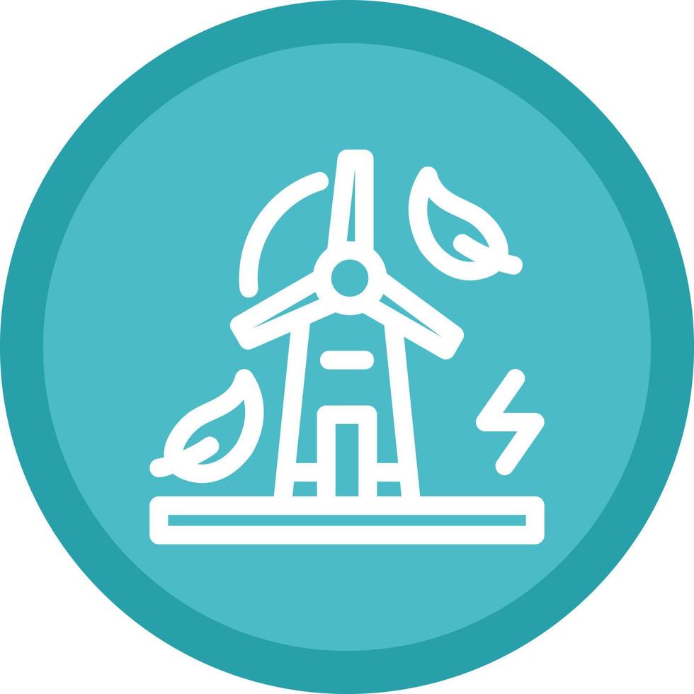 Windmill Vector Icon Design