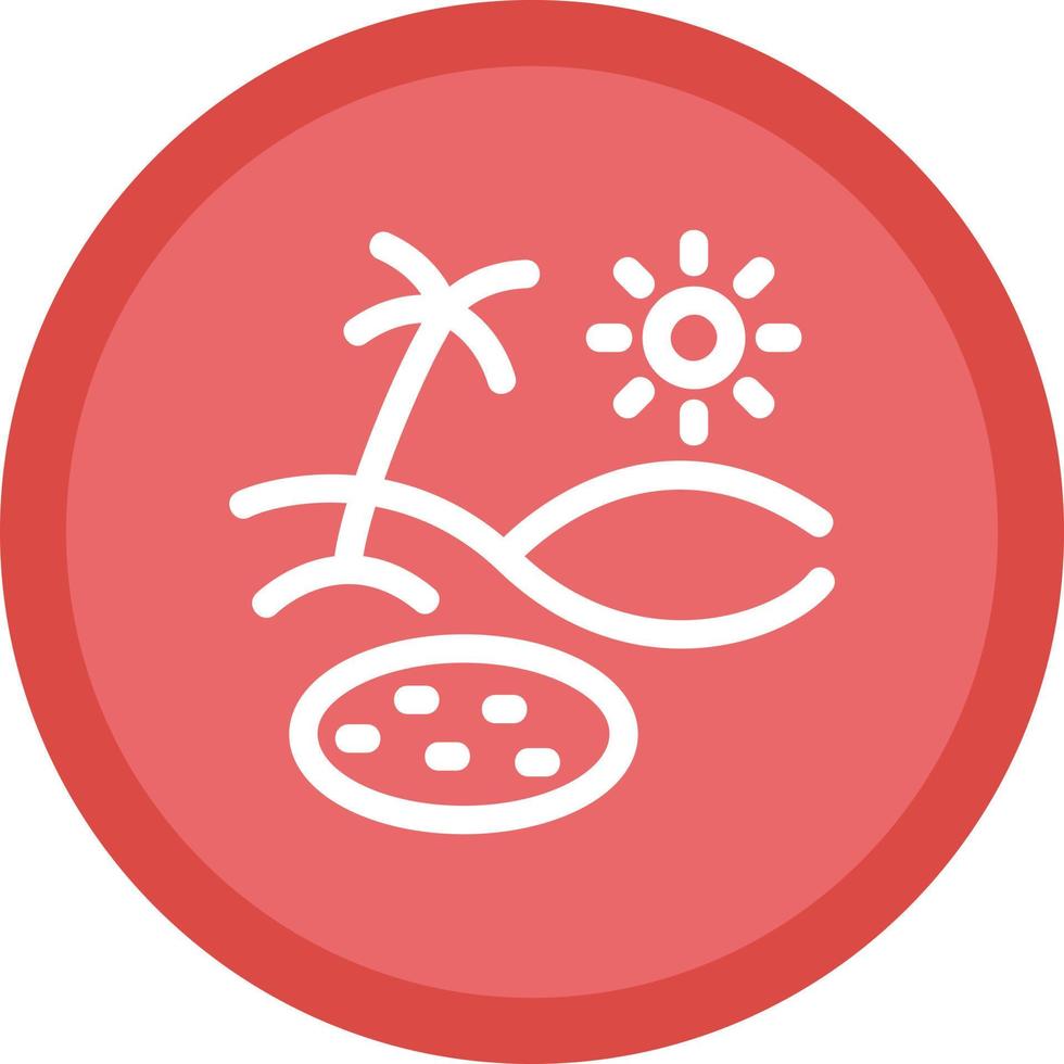 Oasis Vector Icon Design