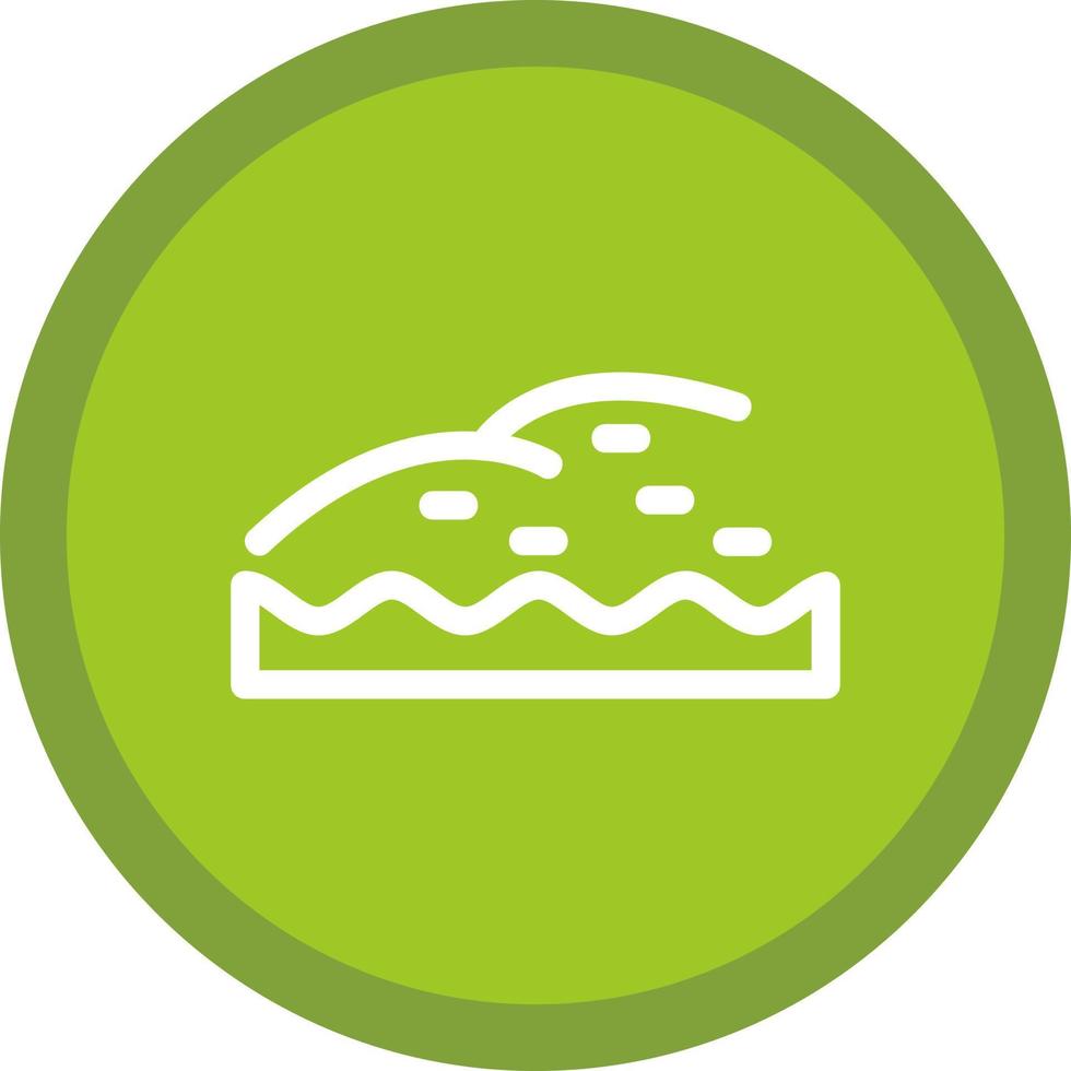 Shore Landscape Vector Icon Design