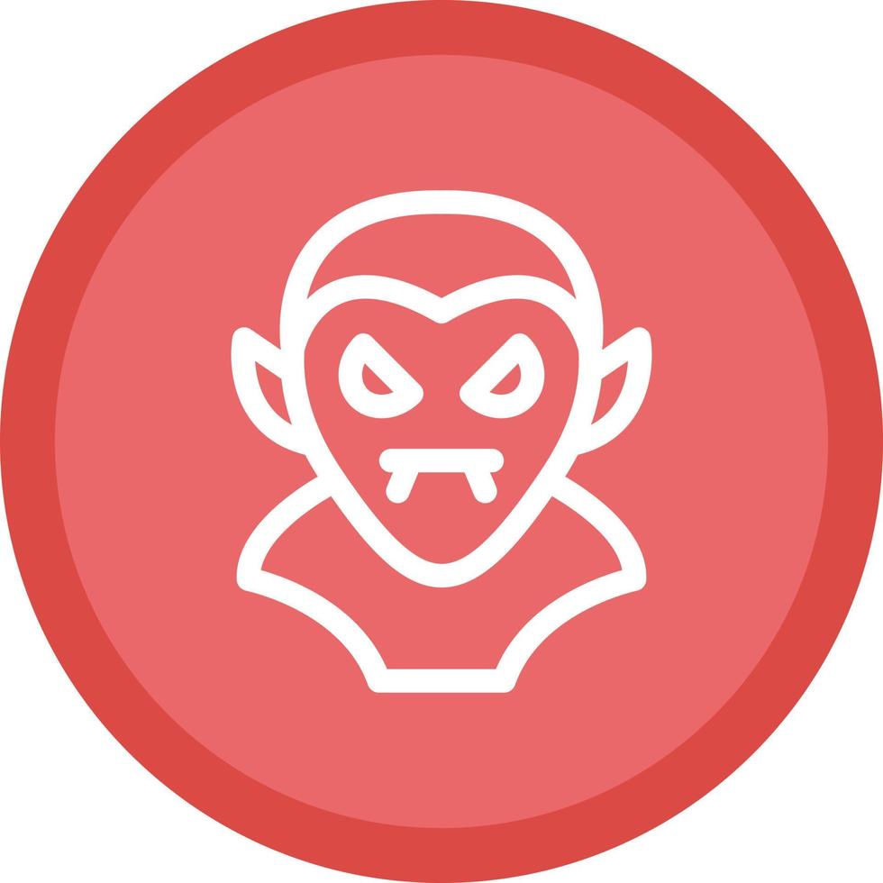 Dracula Vector Icon Design