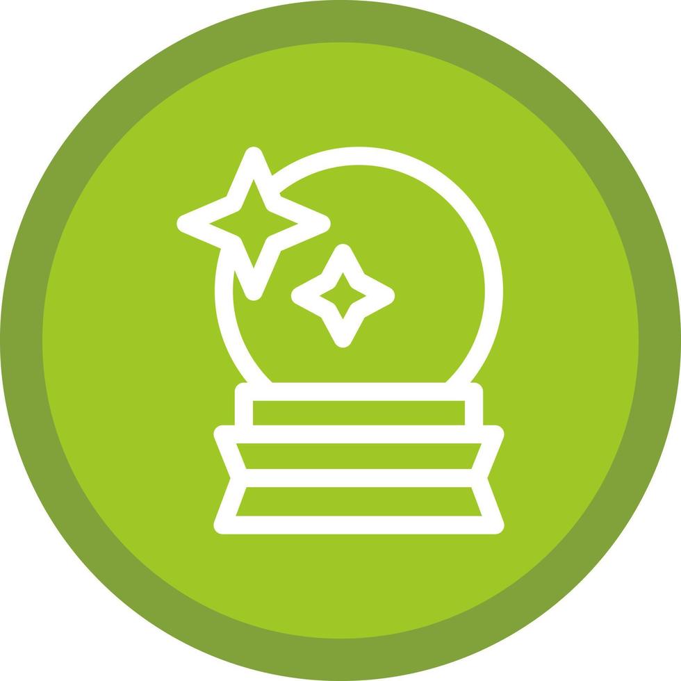 Crystal Ball Vector Icon Design