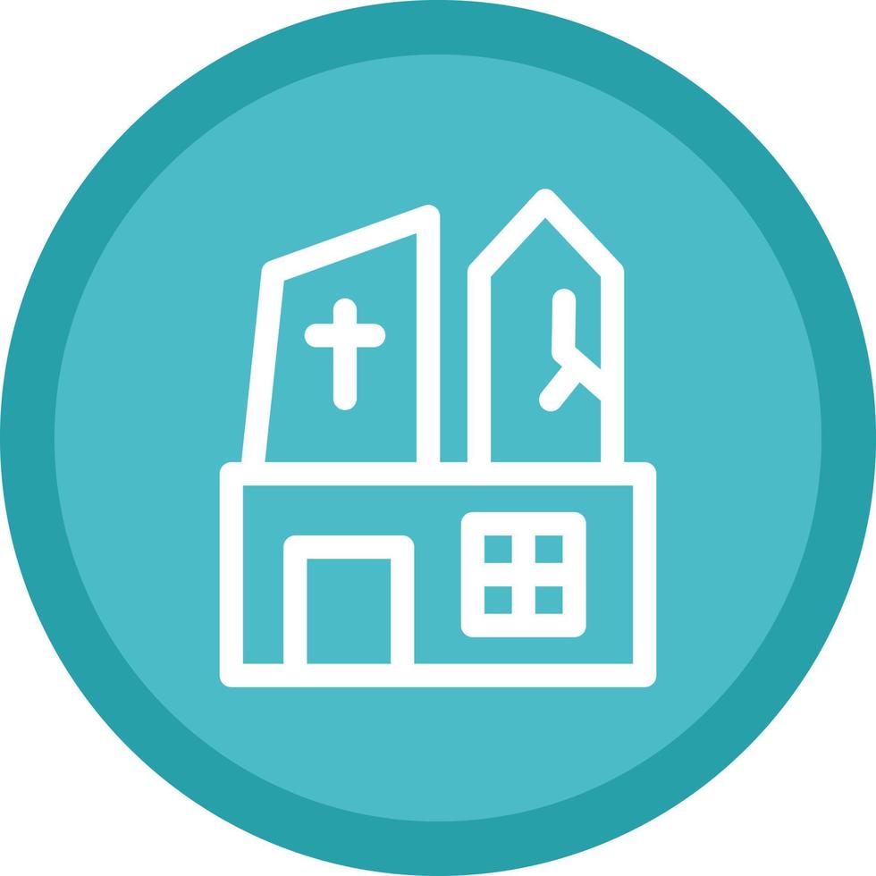 Ghost Castle Vector Icon Design