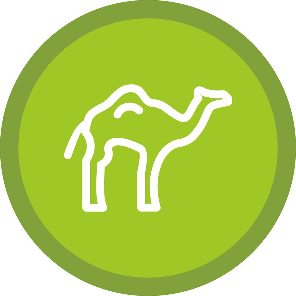 diseño de icono de vector de camello