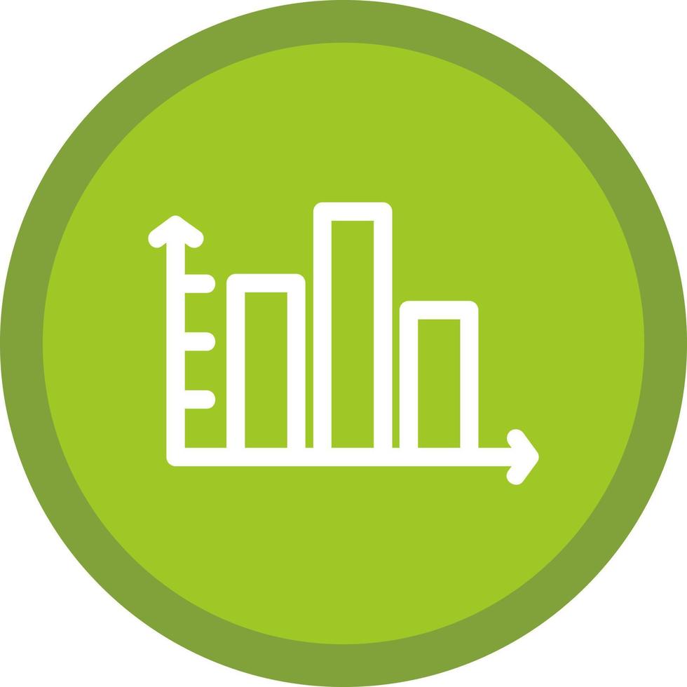 Column Chart Vector Icon Design