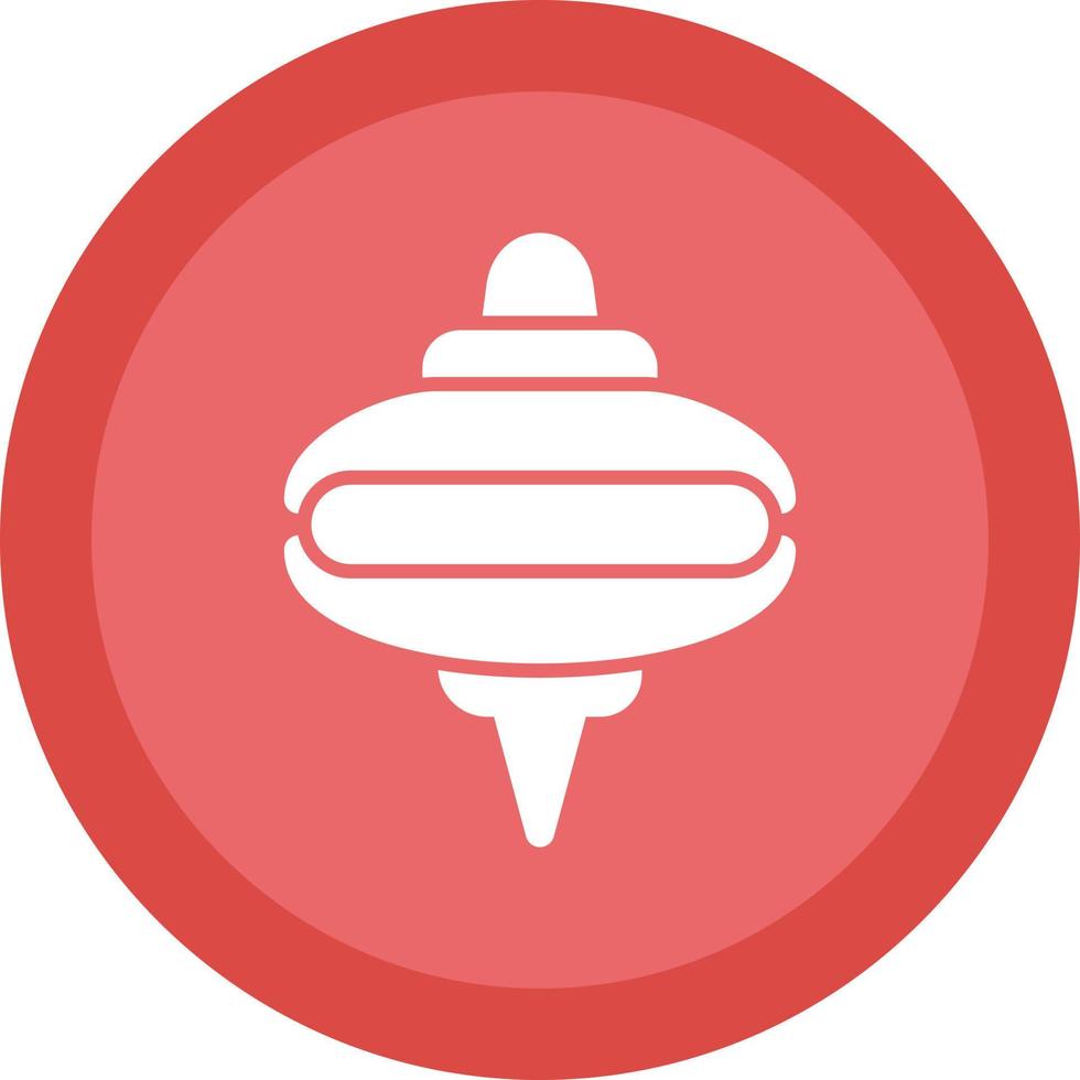 Spinning Top Vector Icon Design