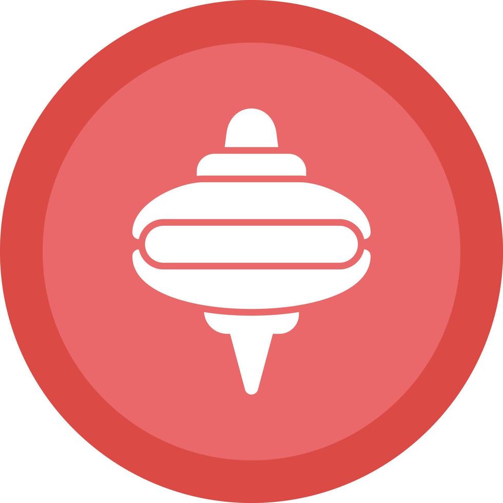 Spinning Top Vector Icon Design