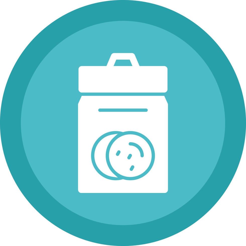 Cookie Jar Vector Icon Design
