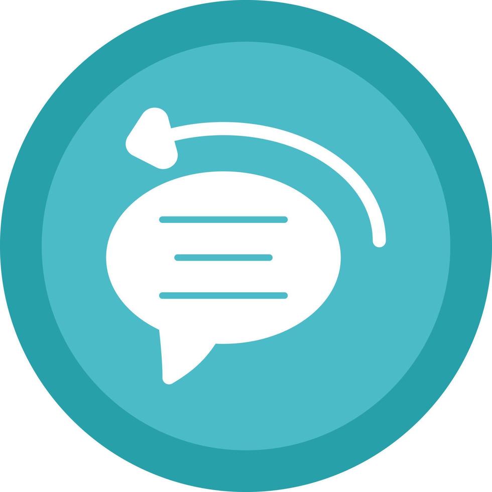 Auto Reply Vector Icon Design