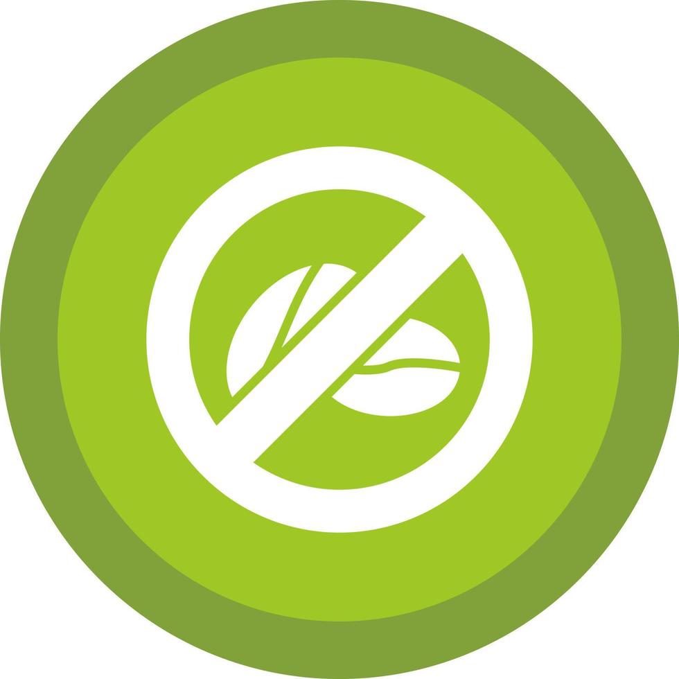 No Caffeine Vector Icon Design