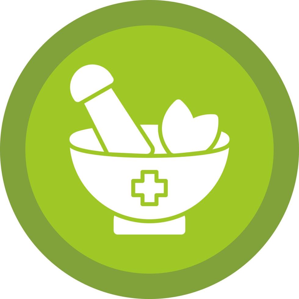 Herbal Treatment Vector Icon Design