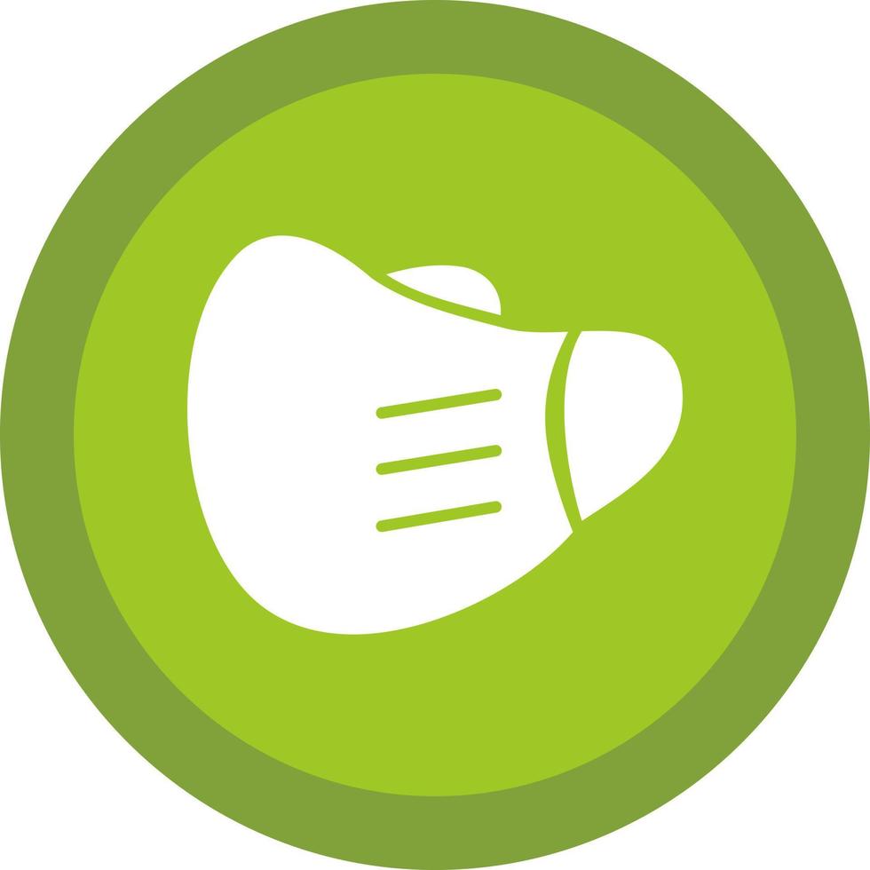 Face Mask Vector Icon Design