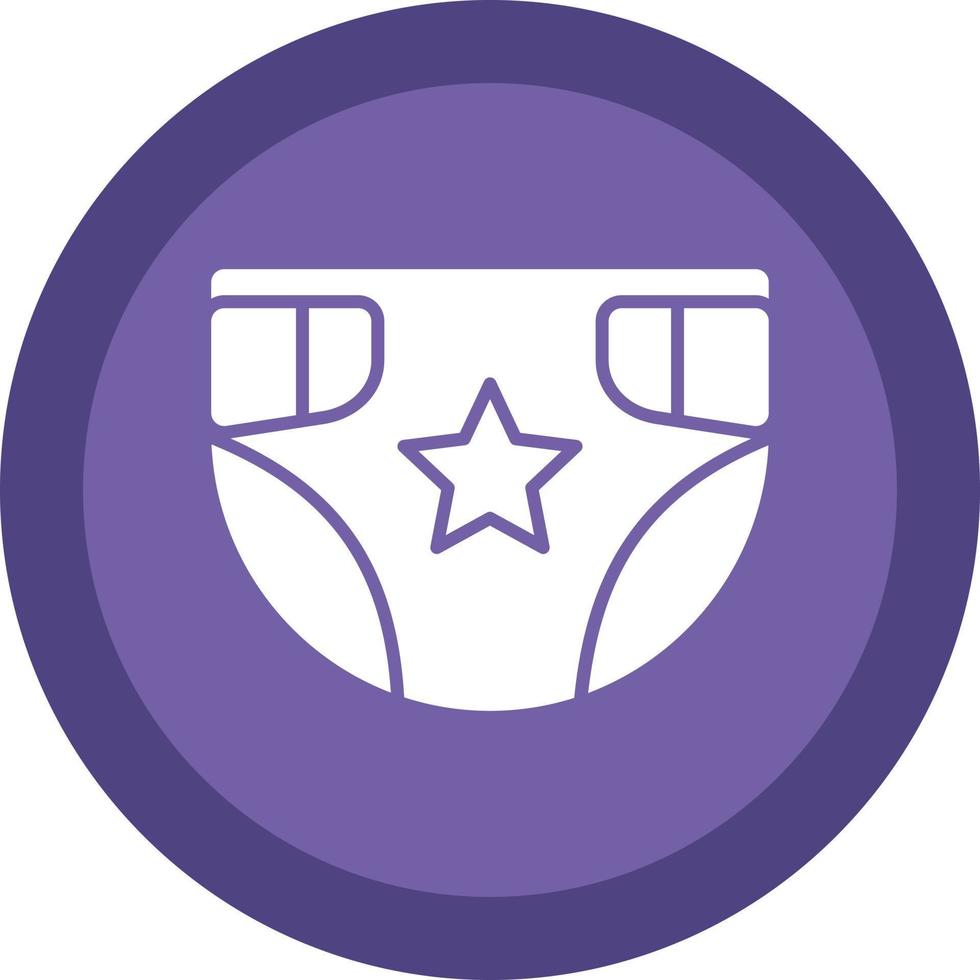 Diaper Vector Icon Design