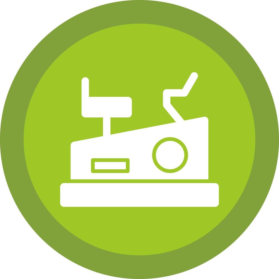 Stationery Bike Vector Icon Design