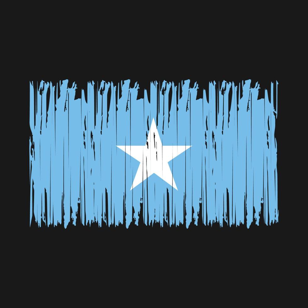 Somalia Flag Brush vector