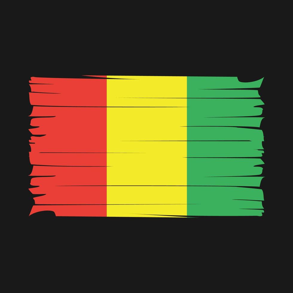 Guinea Flag vector