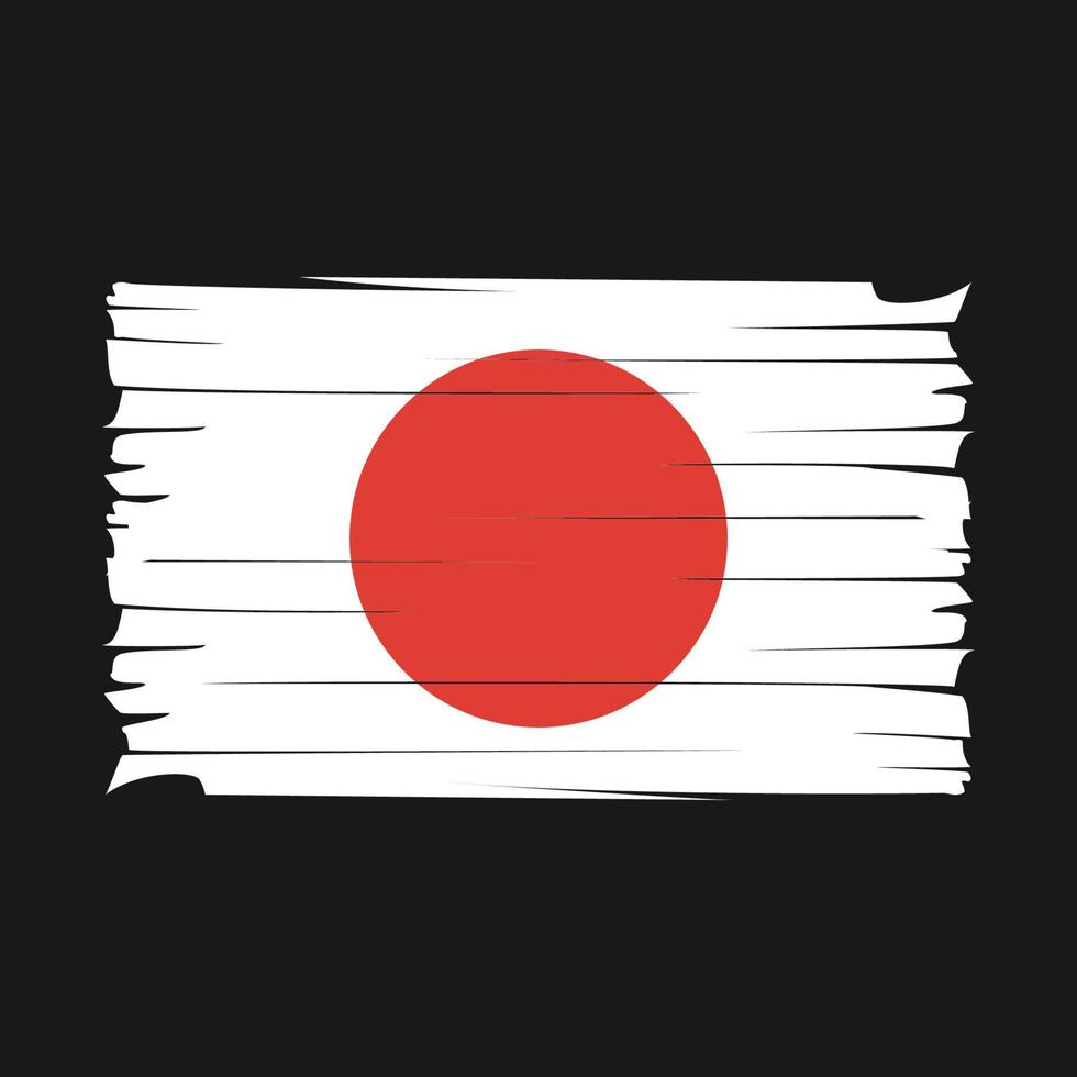 vector de bandera de japón