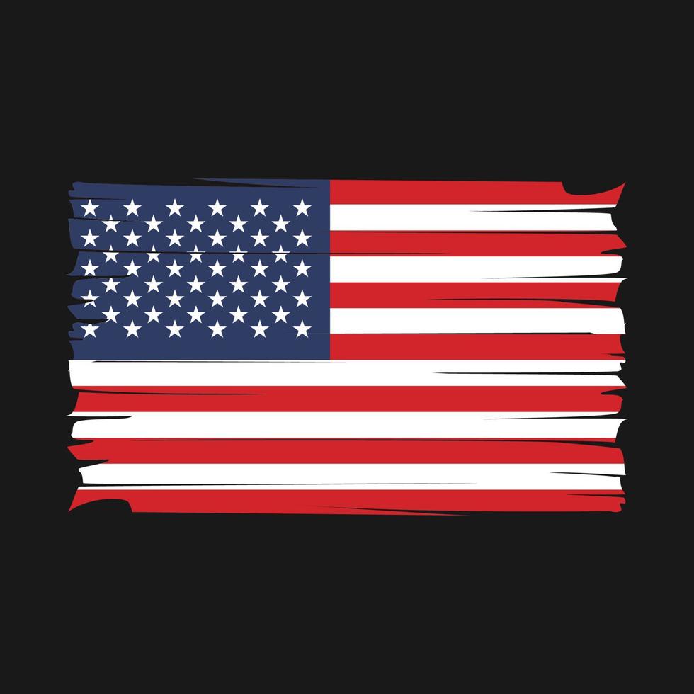 vector de bandera americana