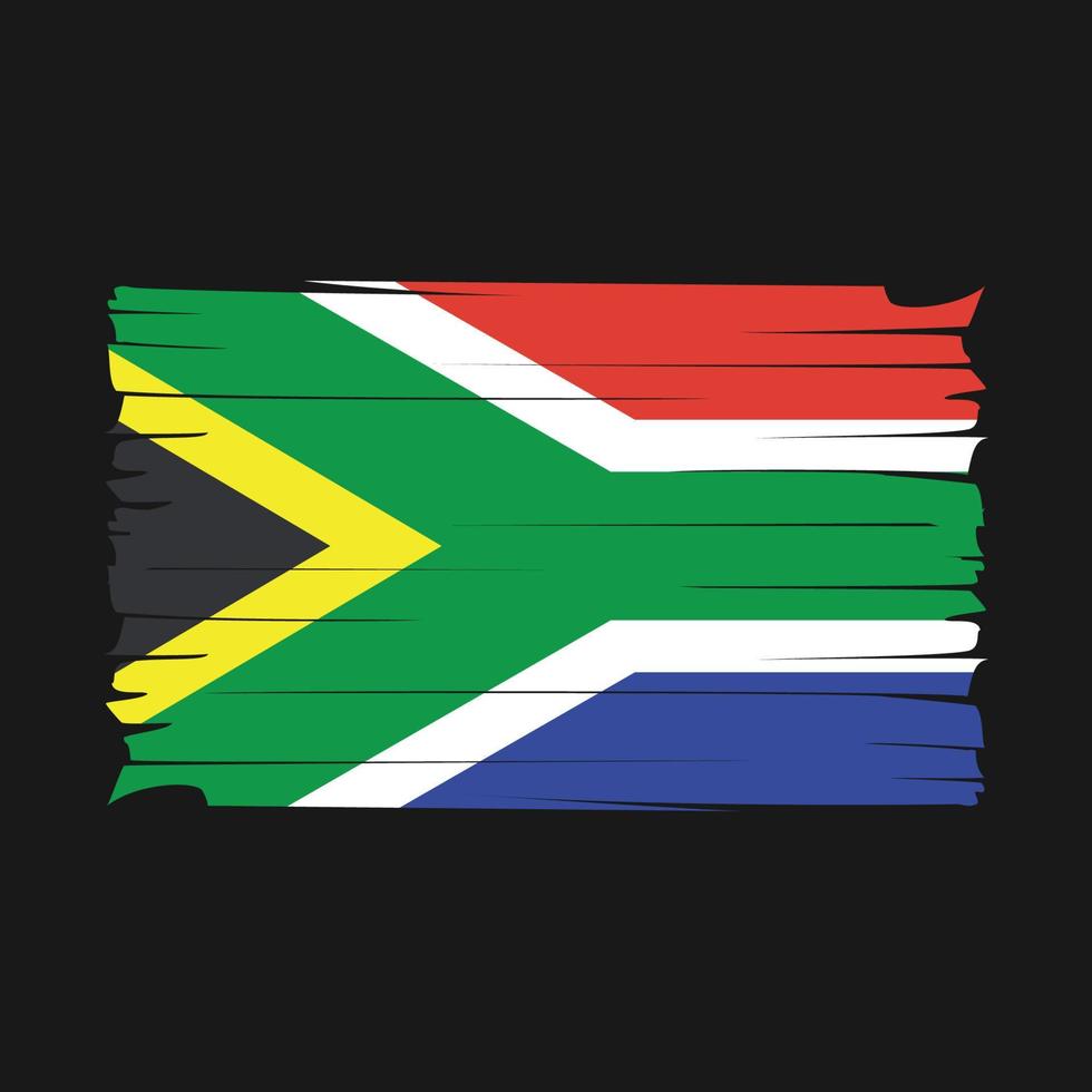 vector de bandera de sudáfrica