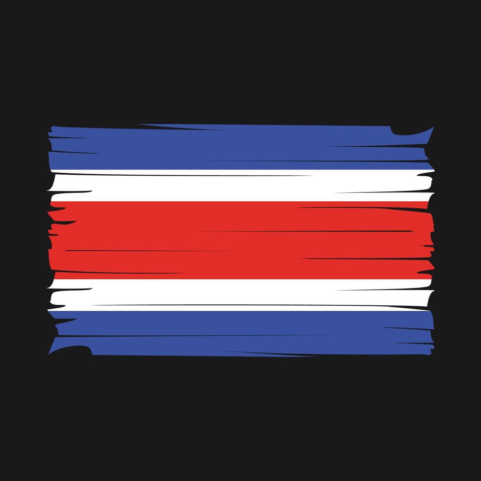 Costa Rica Flag Vector