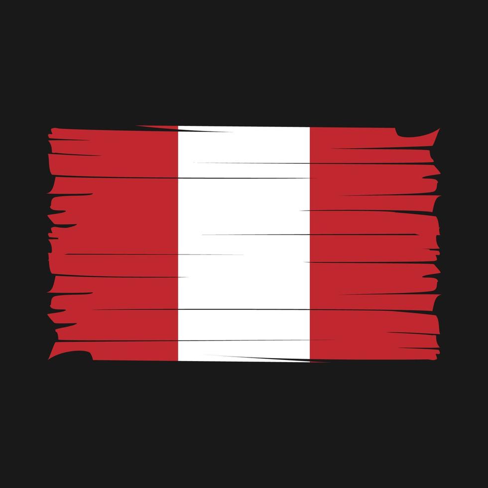 vector de bandera peru