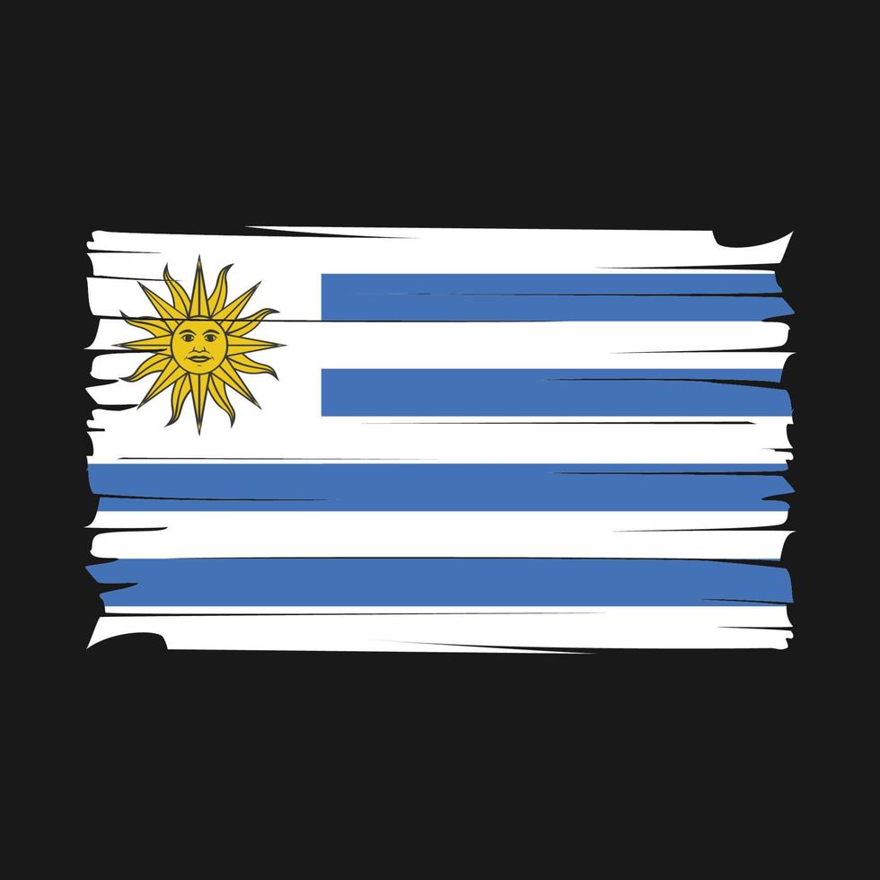 Uruguay Flag Vector